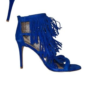 ROYAL BLUE FRINGE HEELS 💙